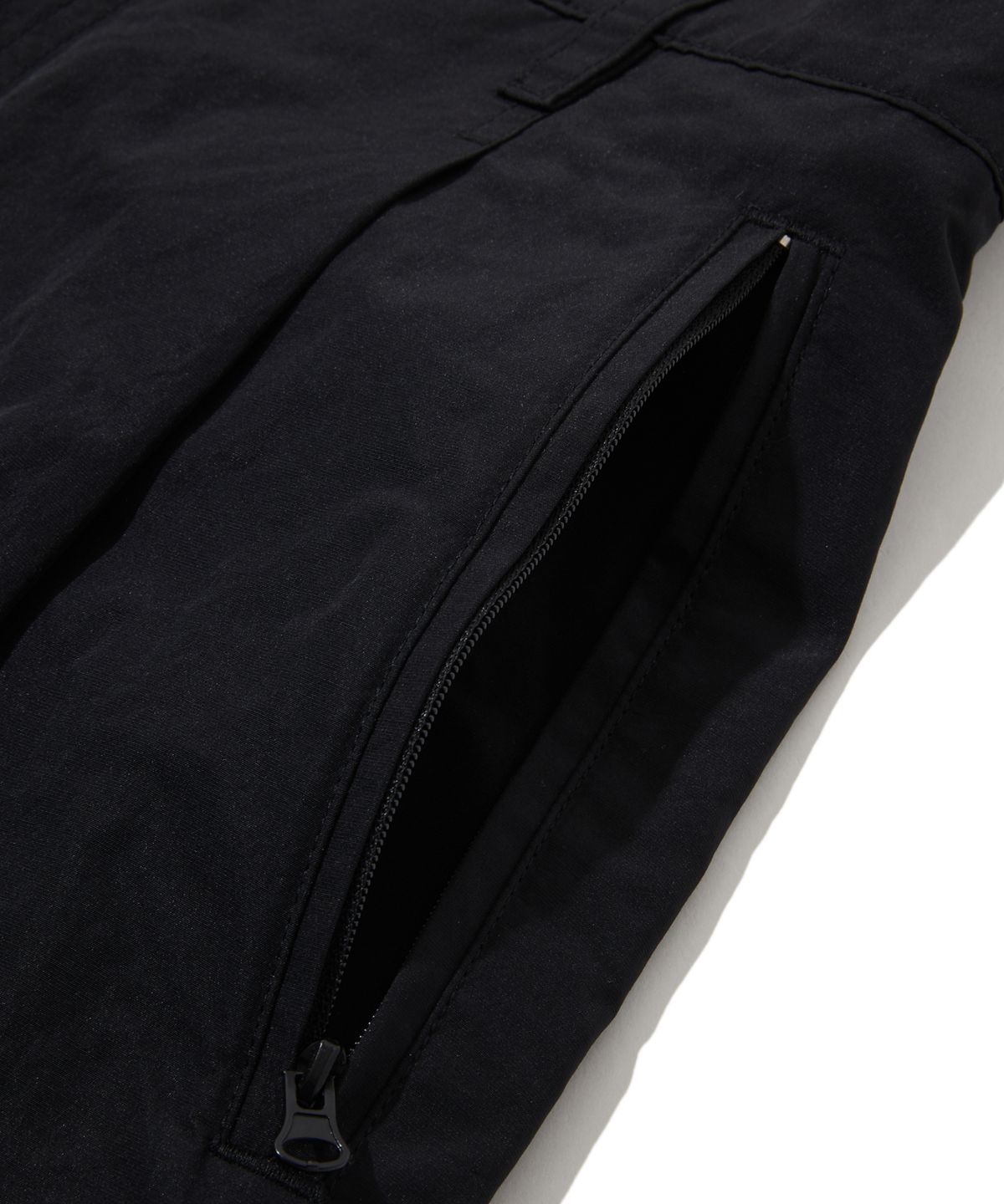 펜필드(PENFIELD) CN 커브드 원턱 버뮤다 팬츠 블랙_FS2WP02U