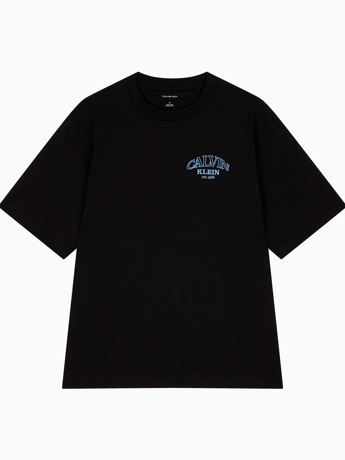 캘빈클라인 진(CALVIN KLEIN JEANS) 릴렉스드 저지 엠보스드 모노로고 티 4RF856G UB1