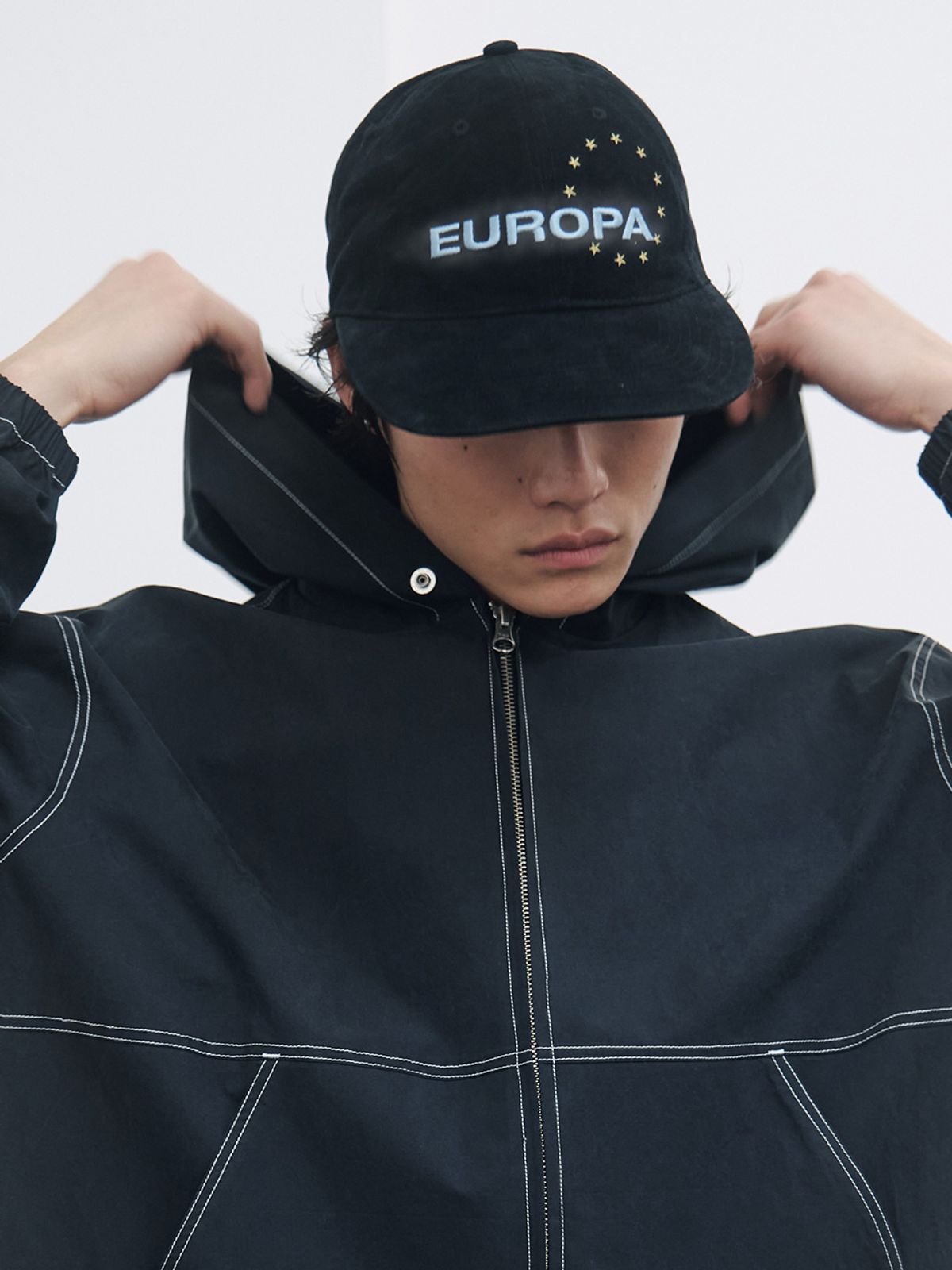 기준 맨(KIJUN MEN) Europa Cap Black