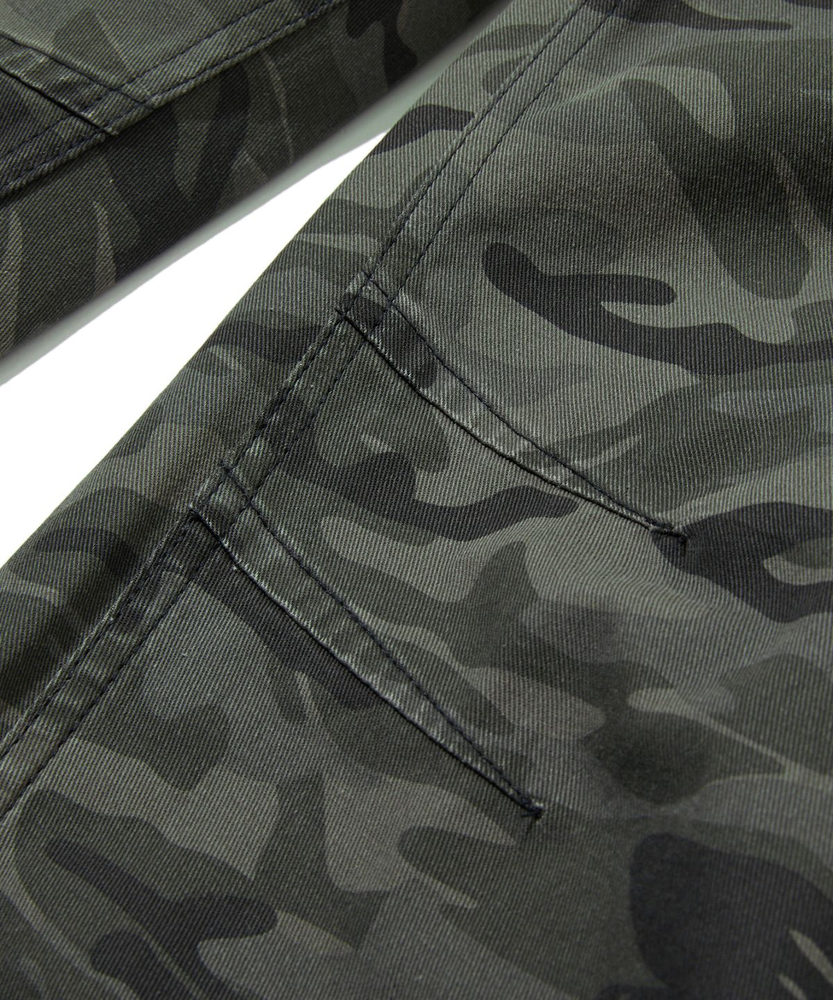 펜필드(PENFIELD) 카모 카고 배럴 트라우저 차콜_FS2WP07U