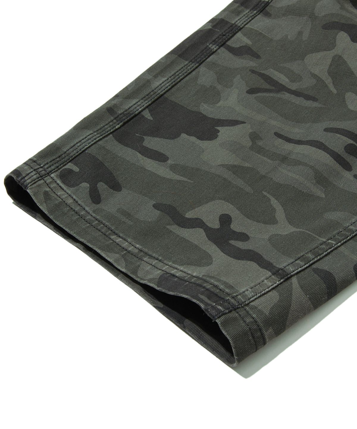 펜필드(PENFIELD) 카모 카고 배럴 트라우저 차콜_FS2WP07U