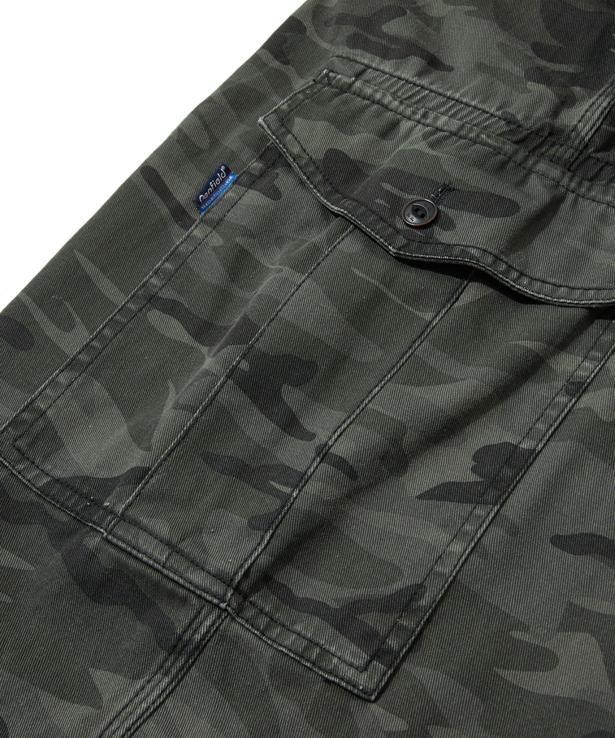 펜필드(PENFIELD) 카모 카고 배럴 트라우저 차콜_FS2WP07U