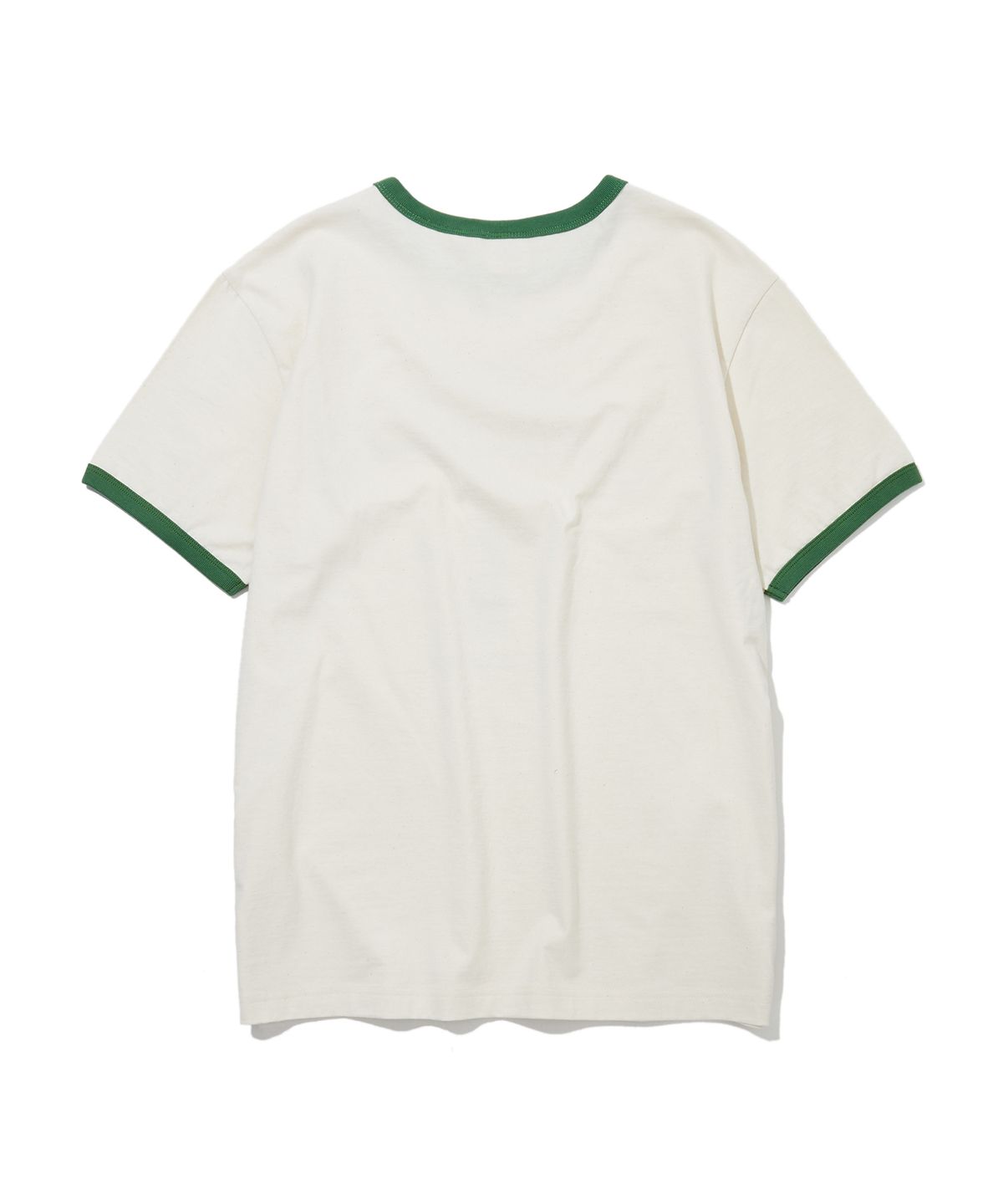 펜필드(PENFIELD) 빈티지 시리즈 MARINHEIRO 인그레이 링거 반팔 티셔츠 아이보리_FS2KT56U