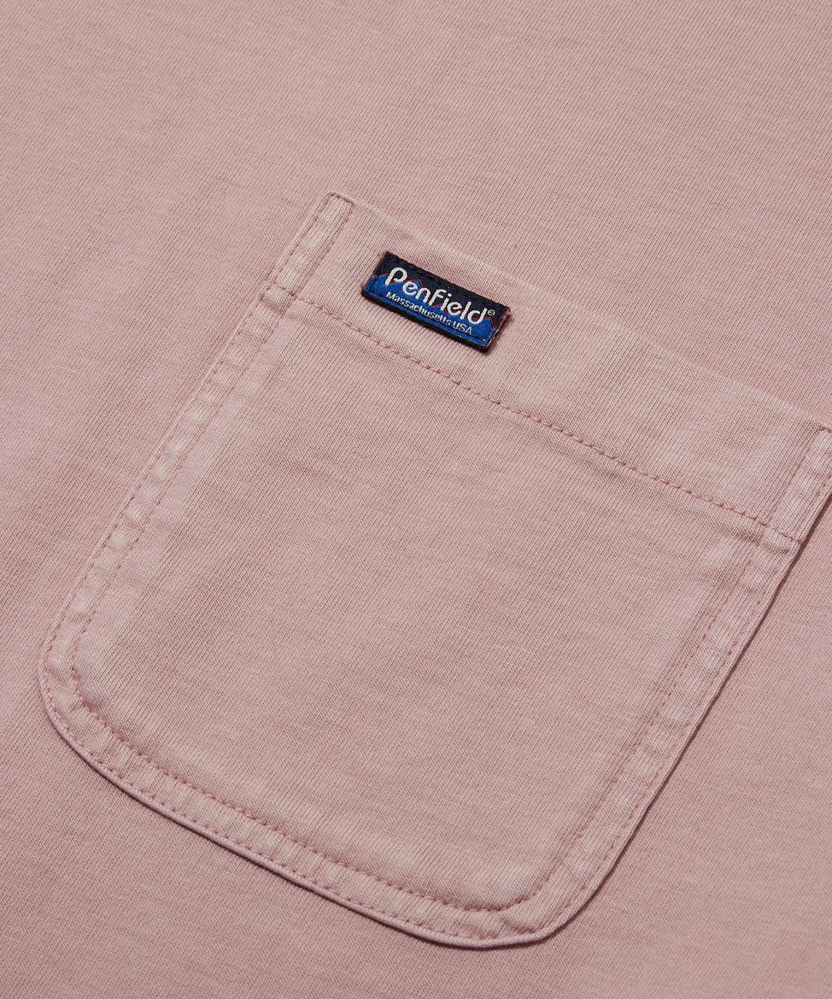 펜필드(PENFIELD) 빈티지 시리즈 오버사이즈 BACK 아트워크 반팔 티셔츠 살몬_FS2KT54U