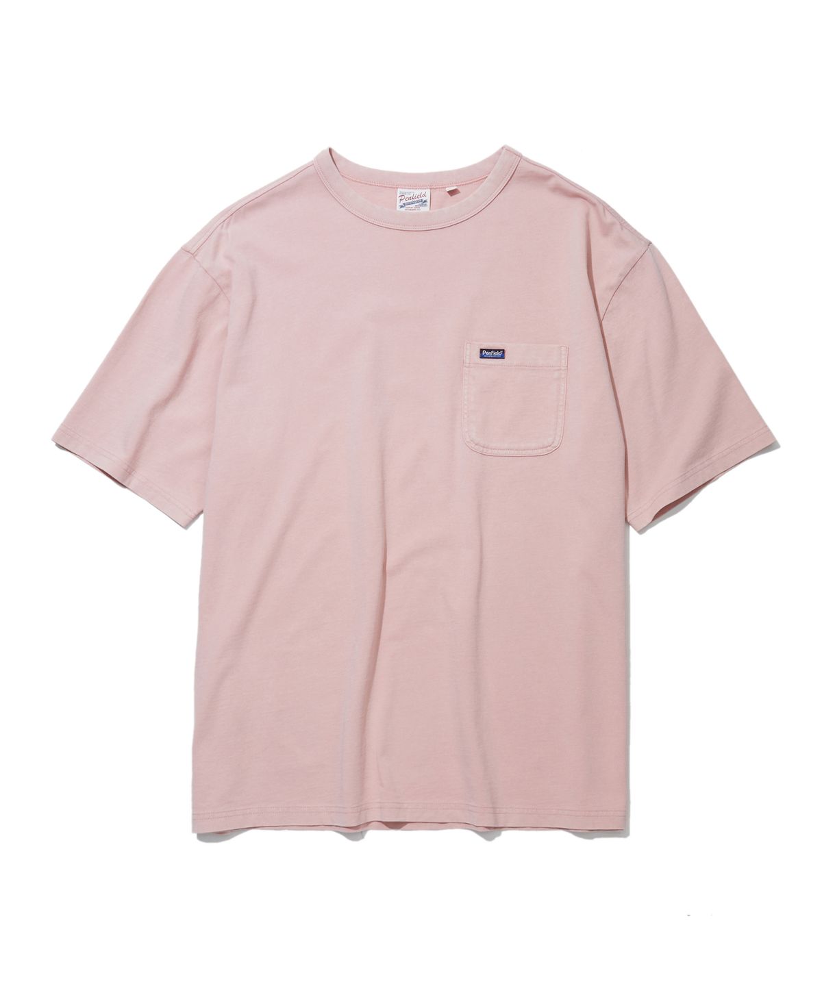 펜필드(PENFIELD) 빈티지 시리즈 오버사이즈 BACK 아트워크 반팔 티셔츠 살몬_FS2KT54U