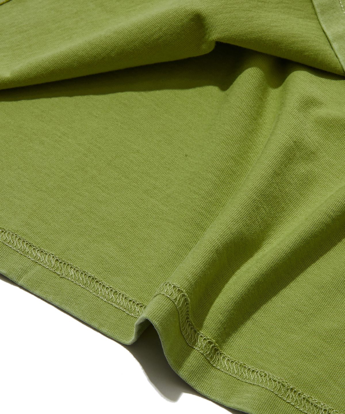 펜필드(PENFIELD) 빈티지 시리즈 I YAM WHAT I YAM 반팔 티셔츠 라이트그린_FS2KT51U