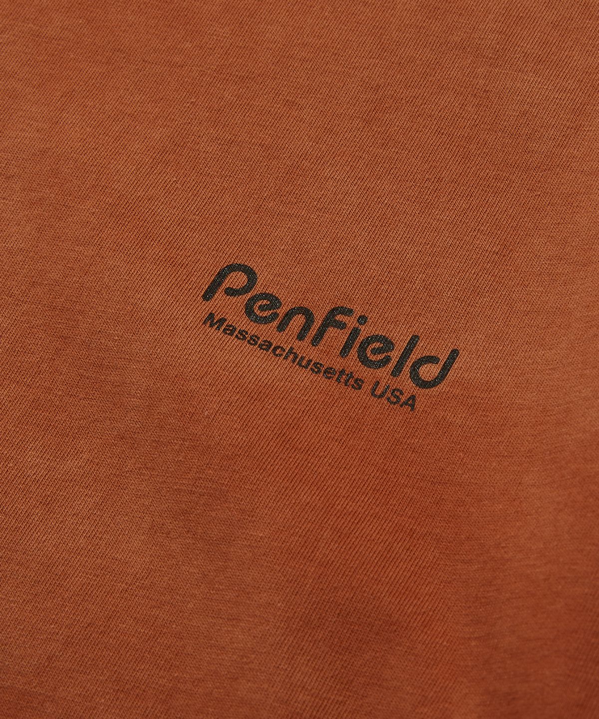 펜필드(PENFIELD) 빈티지 시리즈 BACK 아트워크 반팔 티셔츠 러스트_FS2KT50U
