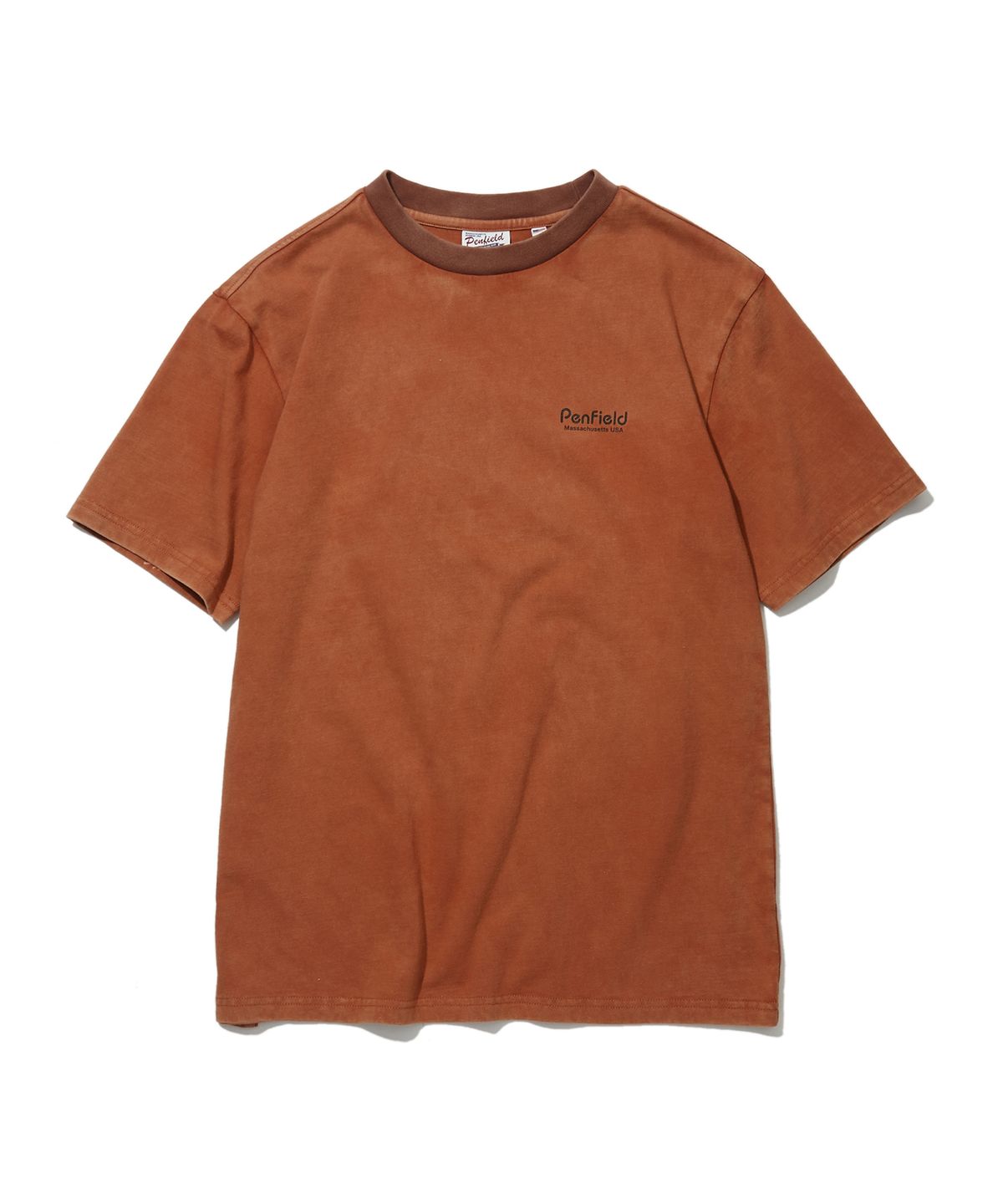 펜필드(PENFIELD) 빈티지 시리즈 BACK 아트워크 반팔 티셔츠 러스트_FS2KT50U