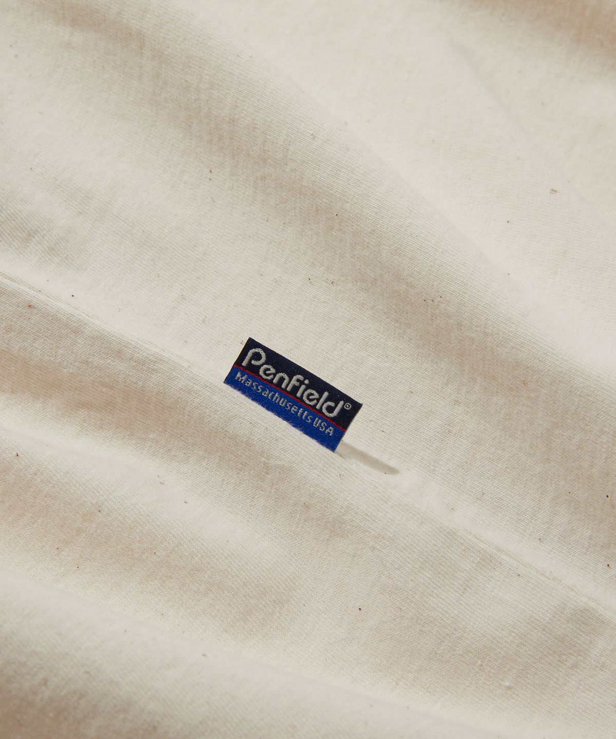 펜필드(PENFIELD) 빈티지 시리즈 SCRAPPY 인그레이 링거 반팔 티셔츠 아이보리_FS2KT48U