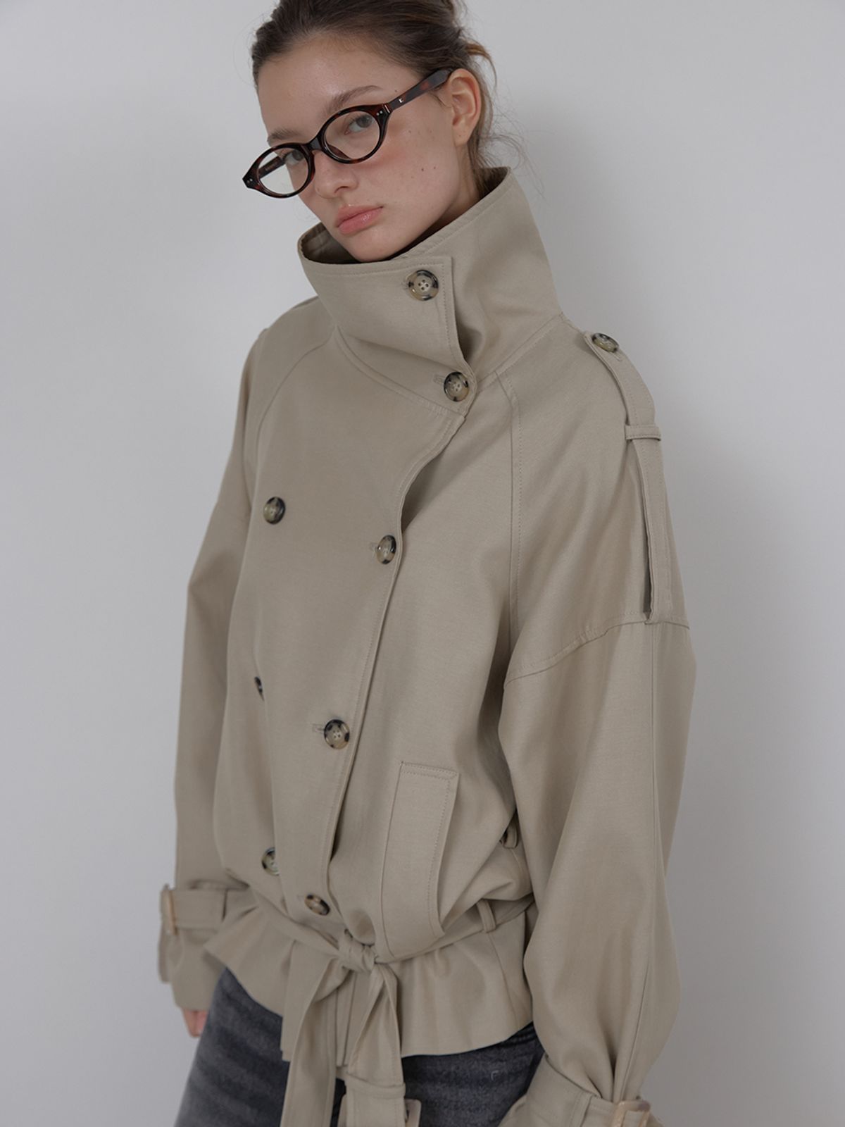 아수라(ASURA) AUTHENTIC TRENCH JACKET (BEIGE)