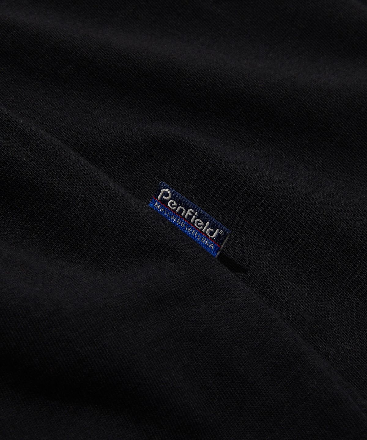펜필드(PENFIELD) 빈티지 시리즈 SCRAPPY 반팔 티셔츠 블랙_FS2KT46U