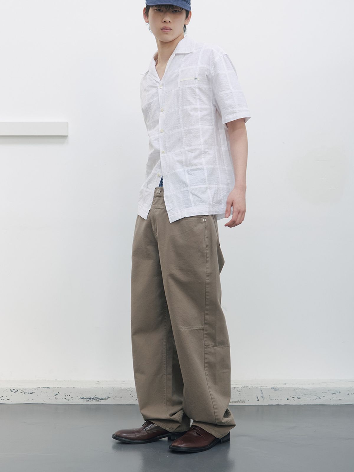 기준 맨(KIJUN MEN) Double Waist 5-Pocket Pants Sand