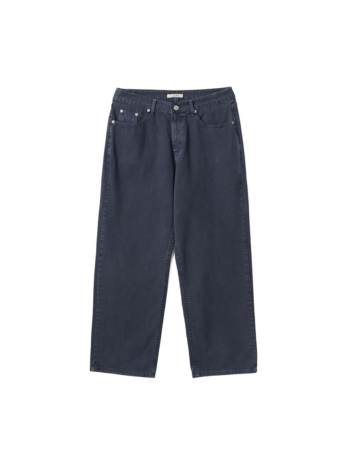 기준 맨(KIJUN MEN) Garment Dyed Classic Pants Navy