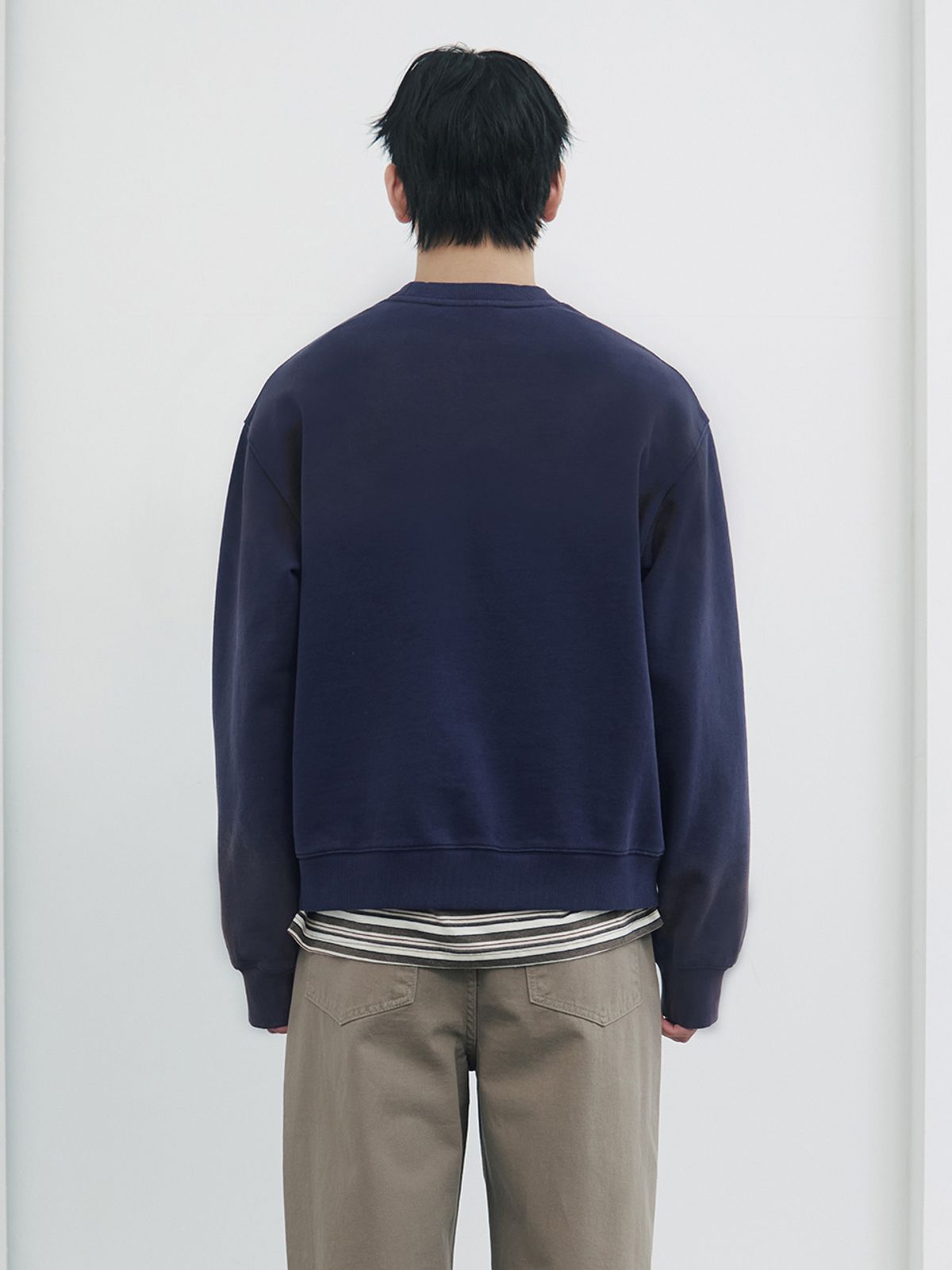 기준 맨(KIJUN MEN) Europa Sweatshirt Navy