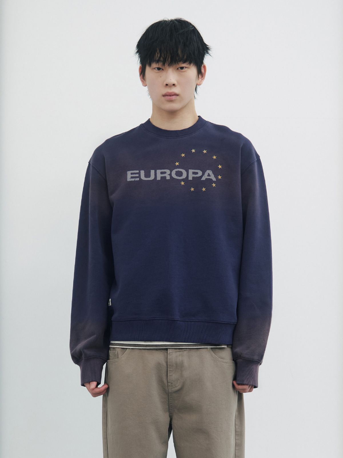 기준 맨(KIJUN MEN) Europa Sweatshirt Navy