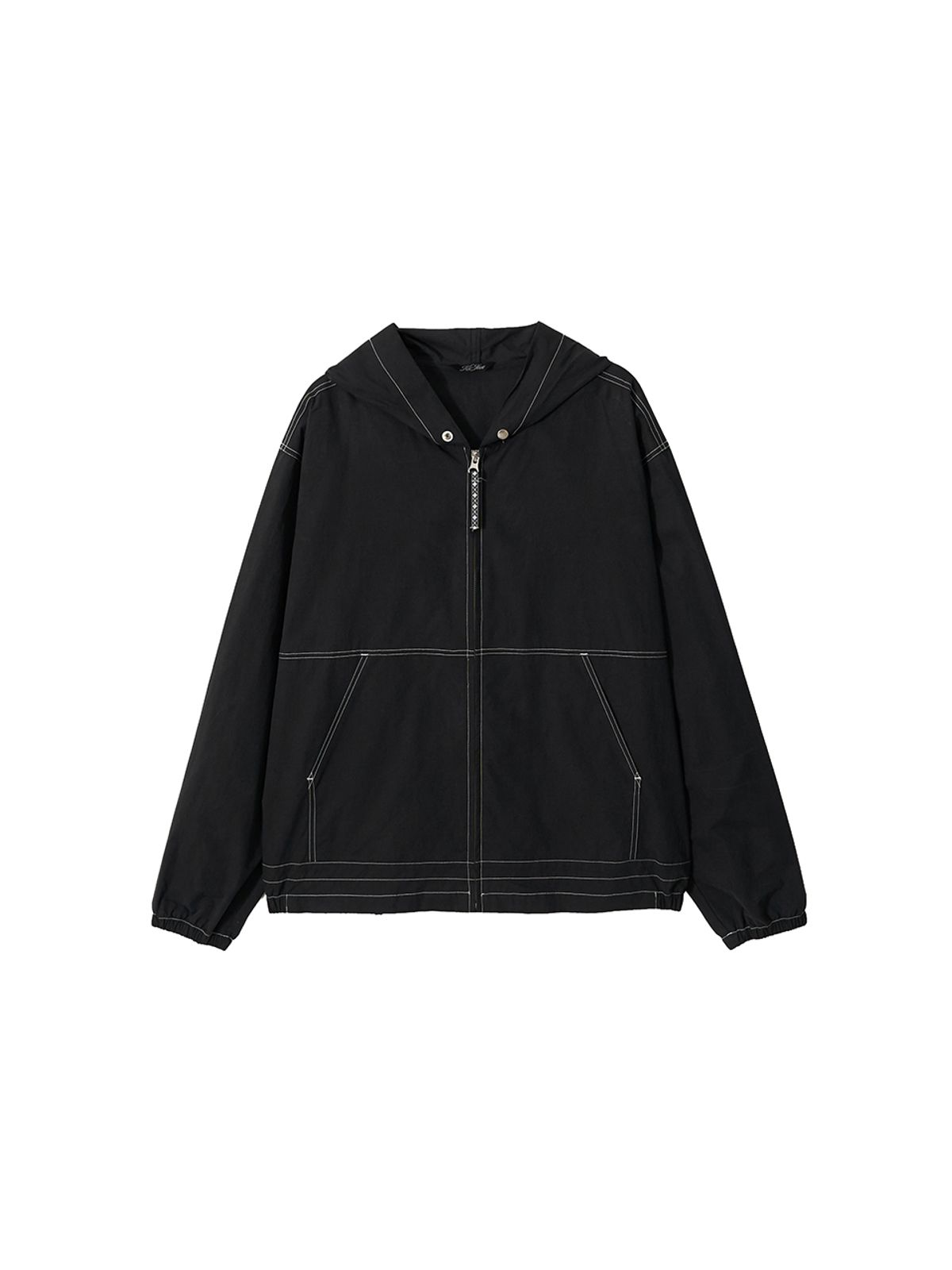 기준 맨(KIJUN MEN) Navajo Hooded Jacket Black