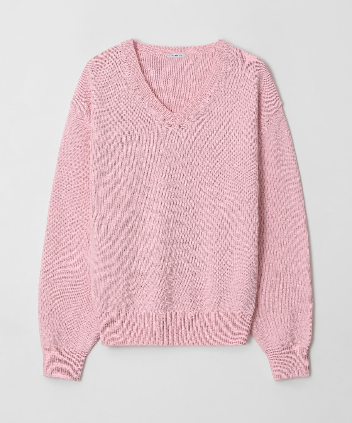 정감 스튜디오(JEONGGAM STUDIOS) Cotton V Neck Knit_5 color