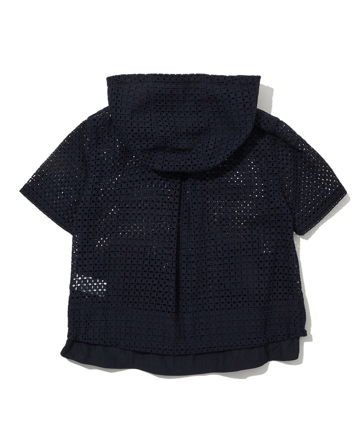 펜필드(PENFIELD) 크로셰 펀칭 후드 집업 네이비_FS2CG80F