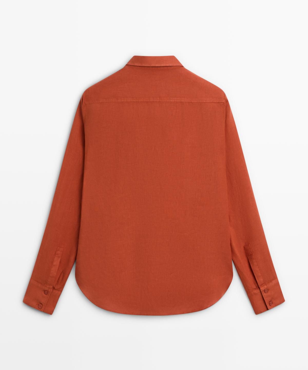 마시모두띠(MASSIMO DUTTI) 100% 린넨 루즈핏 셔츠