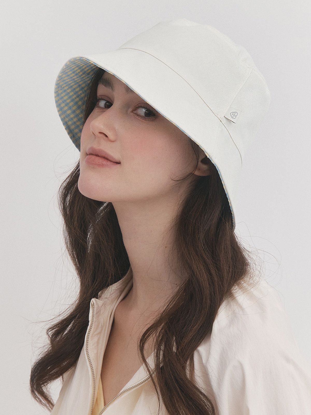 앵브록스(ENGBROX) candy check reversible bucket hat_2 colors