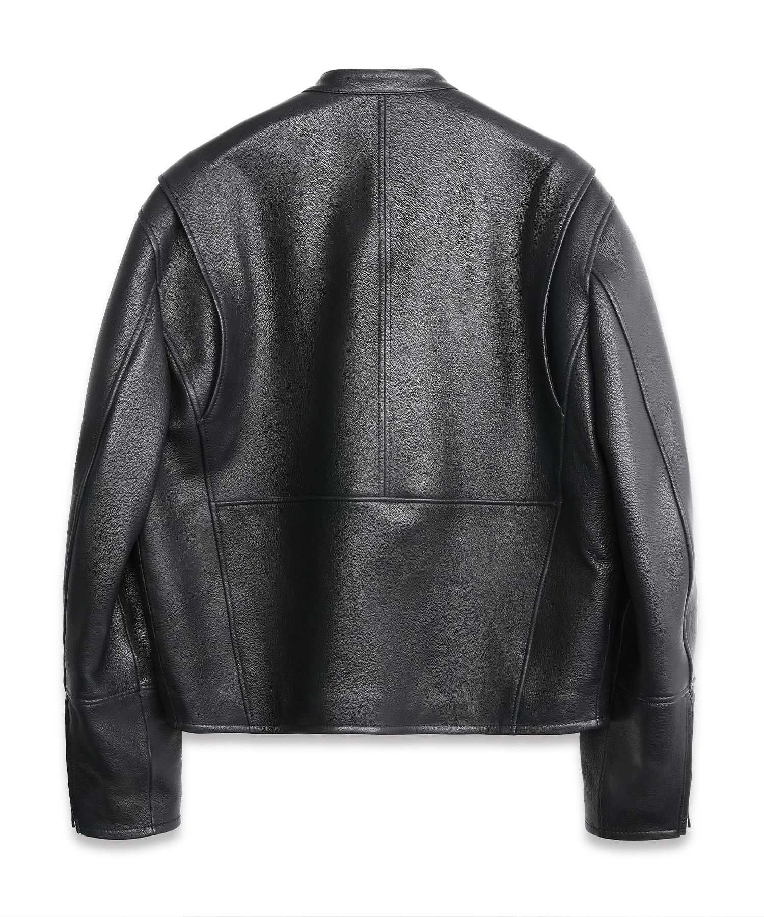 MUSINSA公式 | DOFFJASON ゴートレザー カフェレーサージャケット BLACK