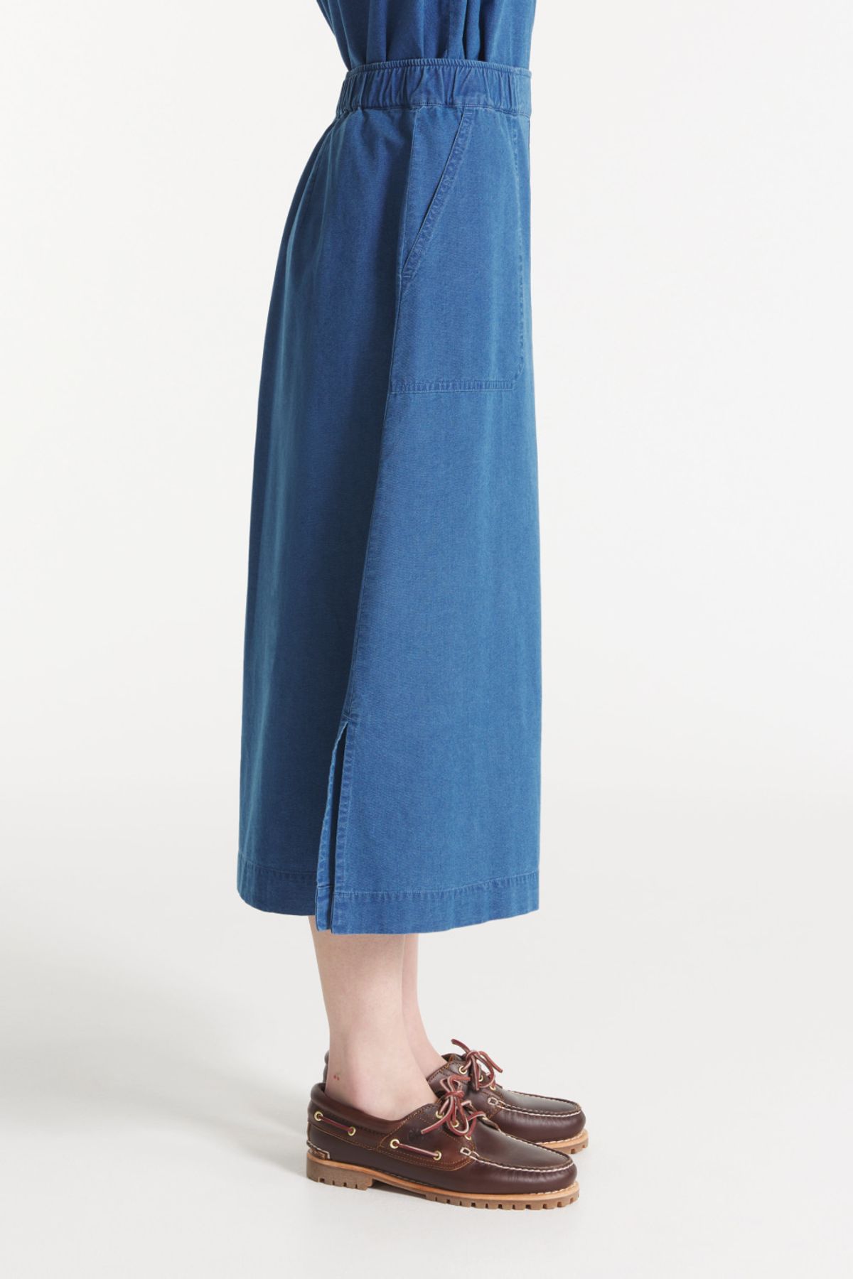 르몽생미셸(LE MONT ST MICHEL) JOALI – MIDI SKIRT_Blue