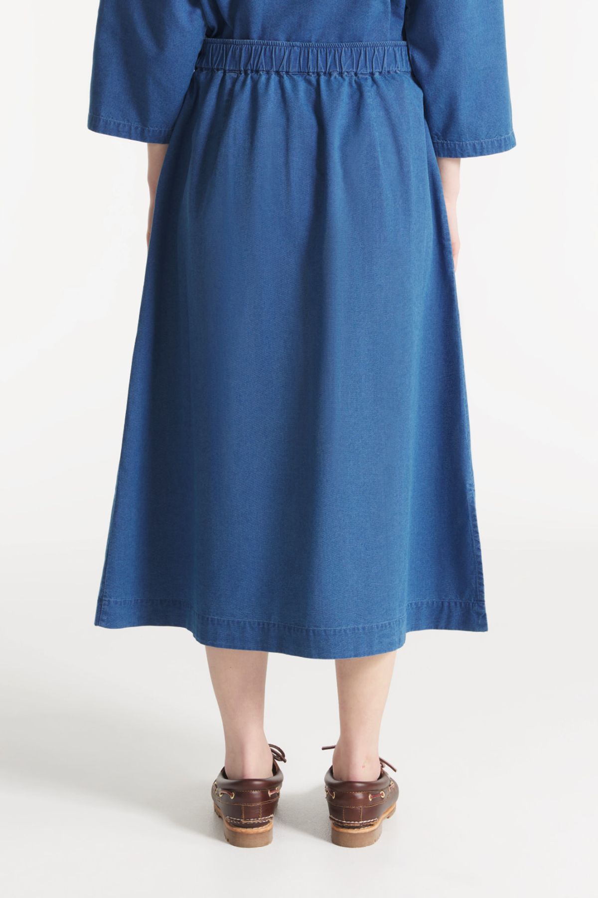 르몽생미셸(LE MONT ST MICHEL) JOALI – MIDI SKIRT_Blue