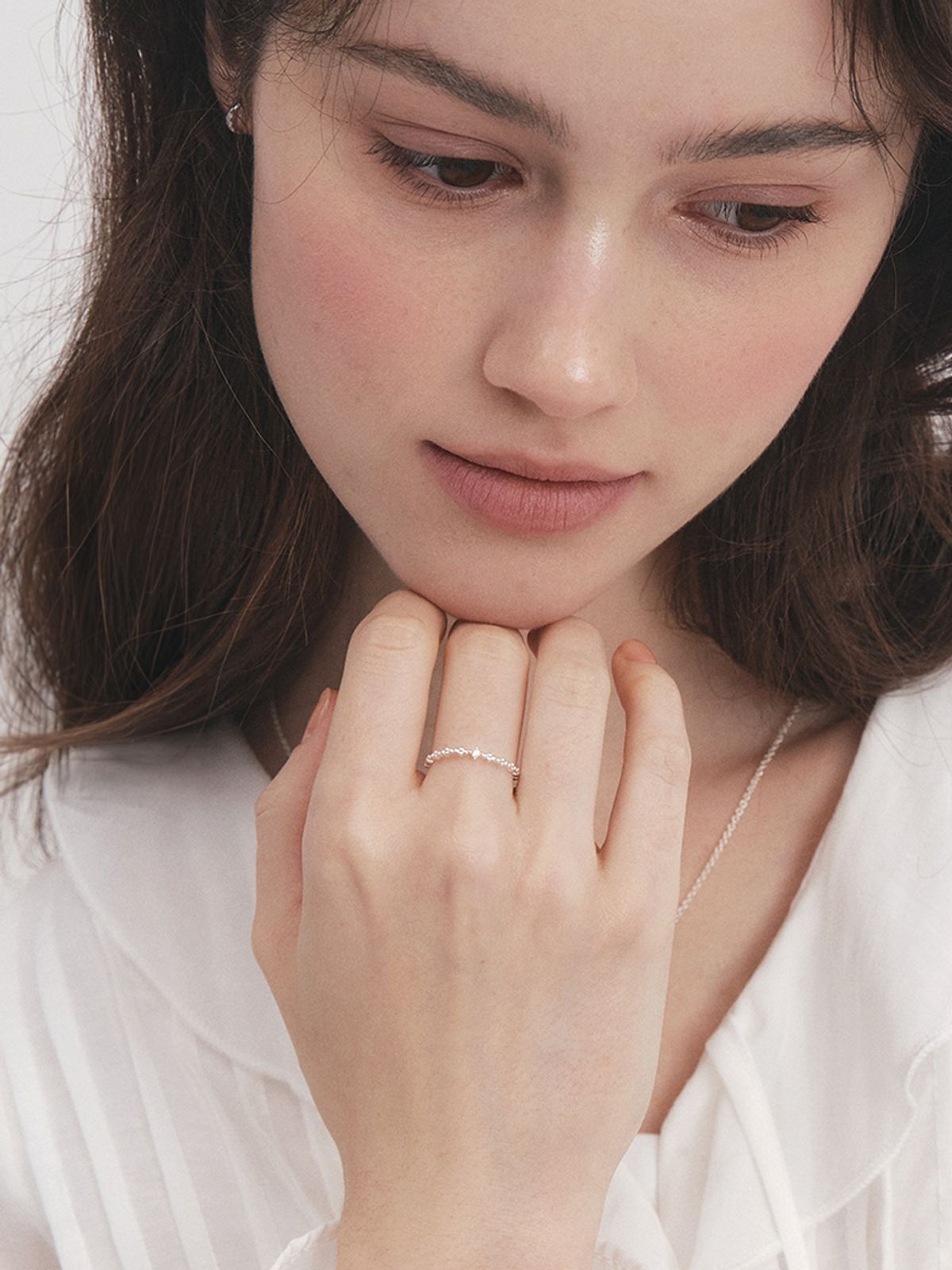 앵브록스(ENGBROX) [silver925] dewy cubic ring