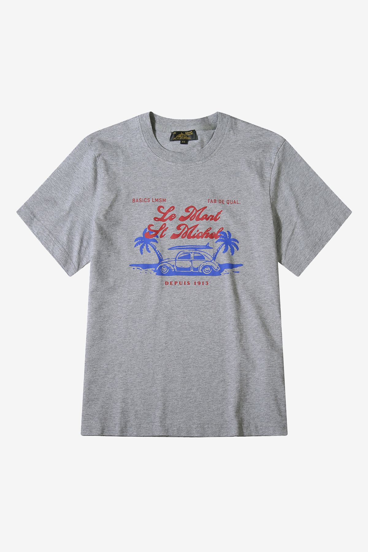 르몽생미셸(LE MONT ST MICHEL) TRANOR – PRINTED T-SHIRT_Grey