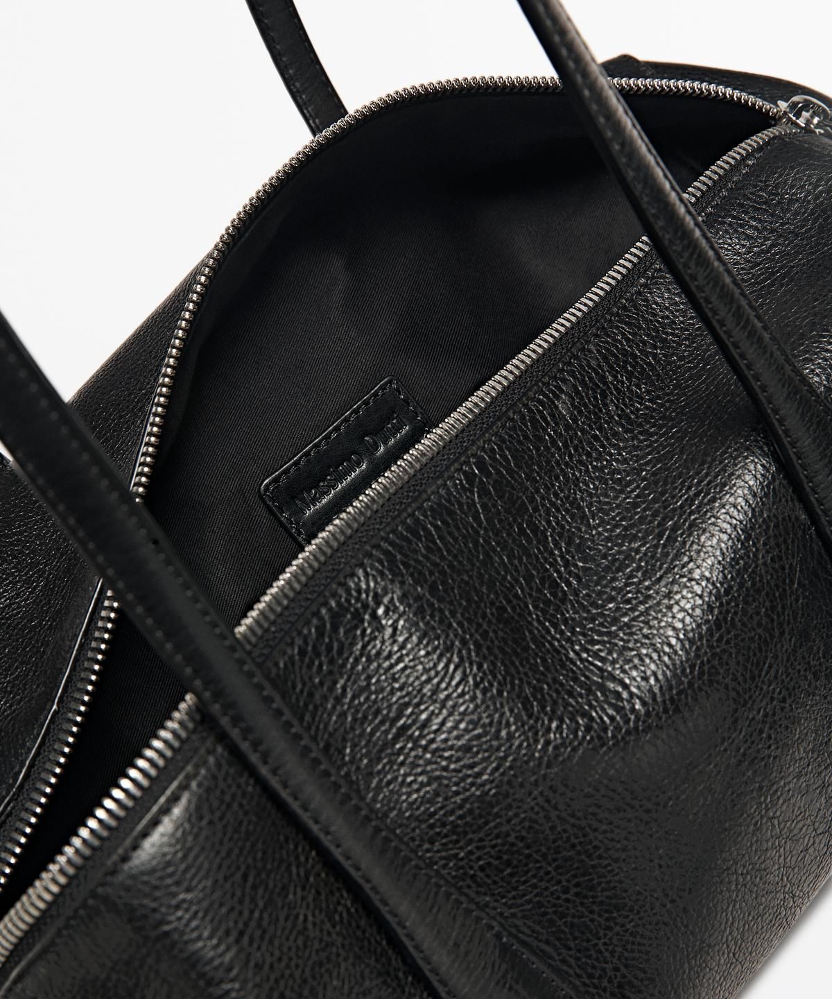 마시모두띠(MASSIMO DUTTI) 웨스트 나파 레더 사첼 백