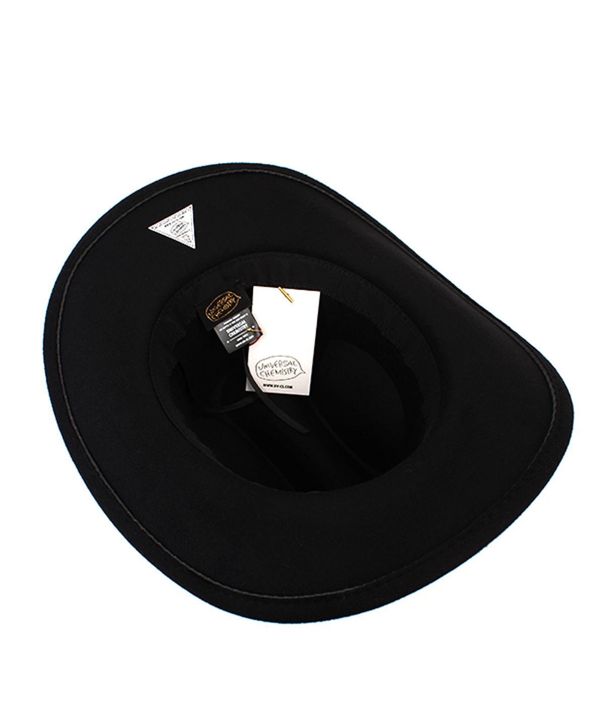 유니버셜 케미스트리(UNIVERSAL CHEMISTRY) Western Wool Black Fedora 카우보이  페도라