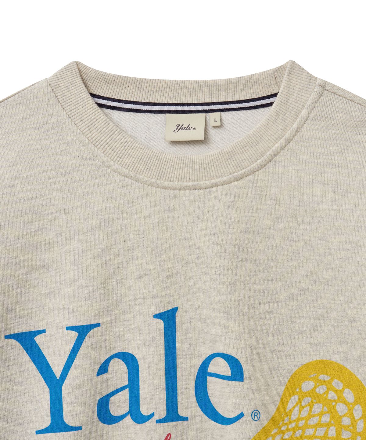 예일(YALE) 라크로스 스웻셔츠_오트밀