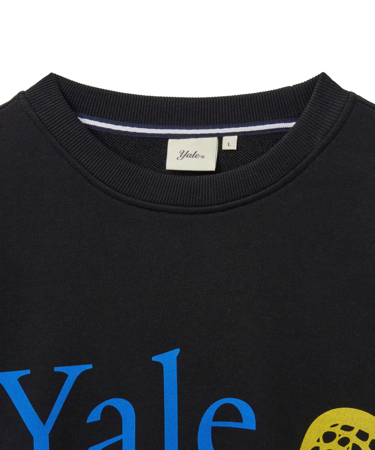 예일(YALE) 라크로스 스웻셔츠_블랙