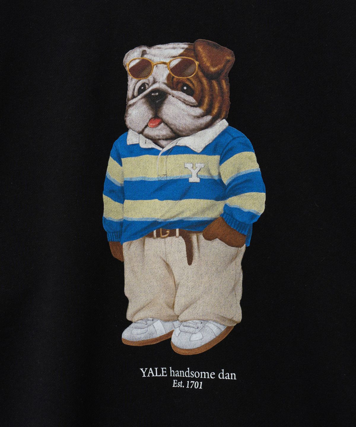 예일(YALE) 핸섬 댄 스웻셔츠_블랙