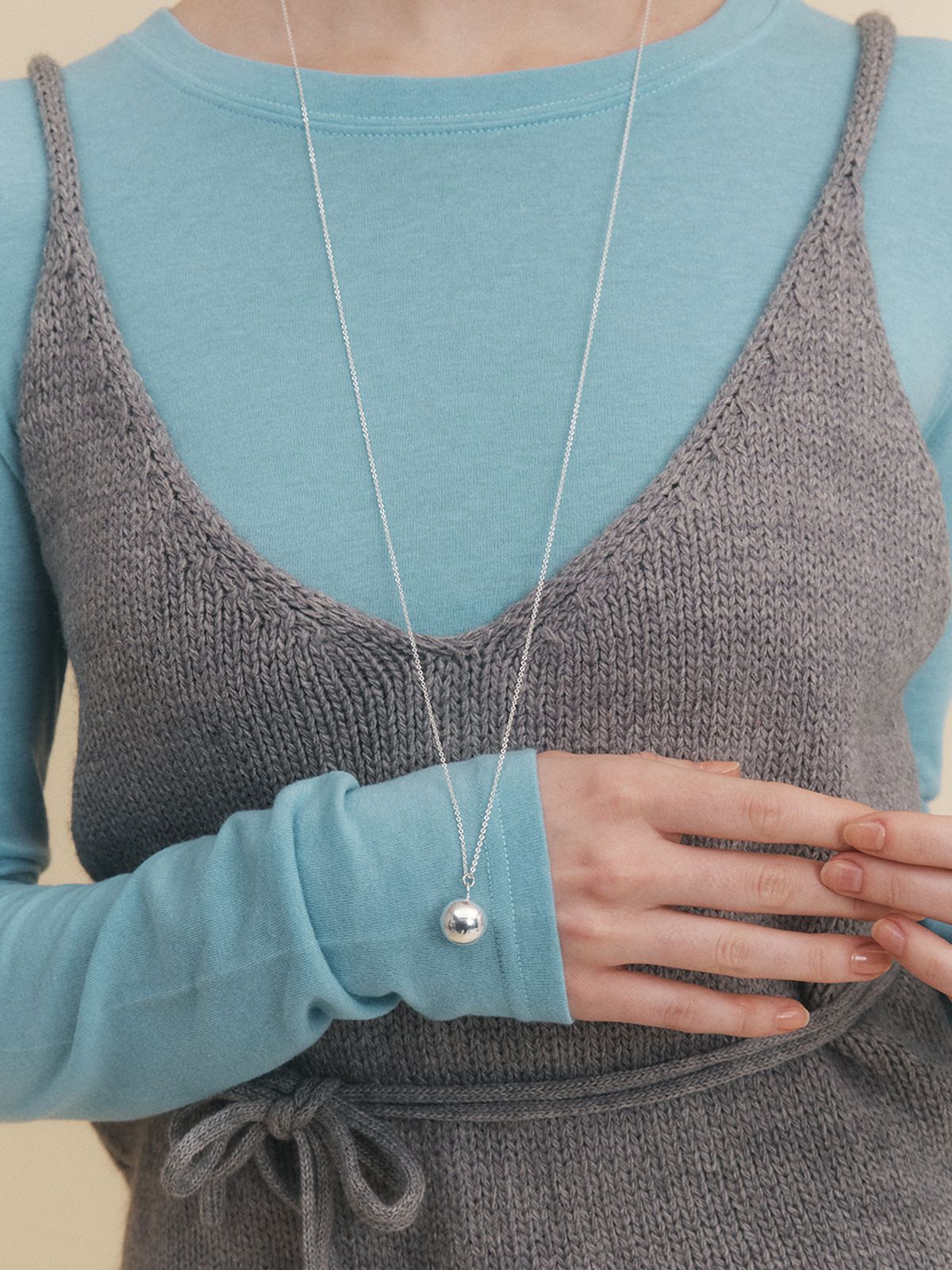 앵브록스(ENGBROX) senna ball silicon necklace