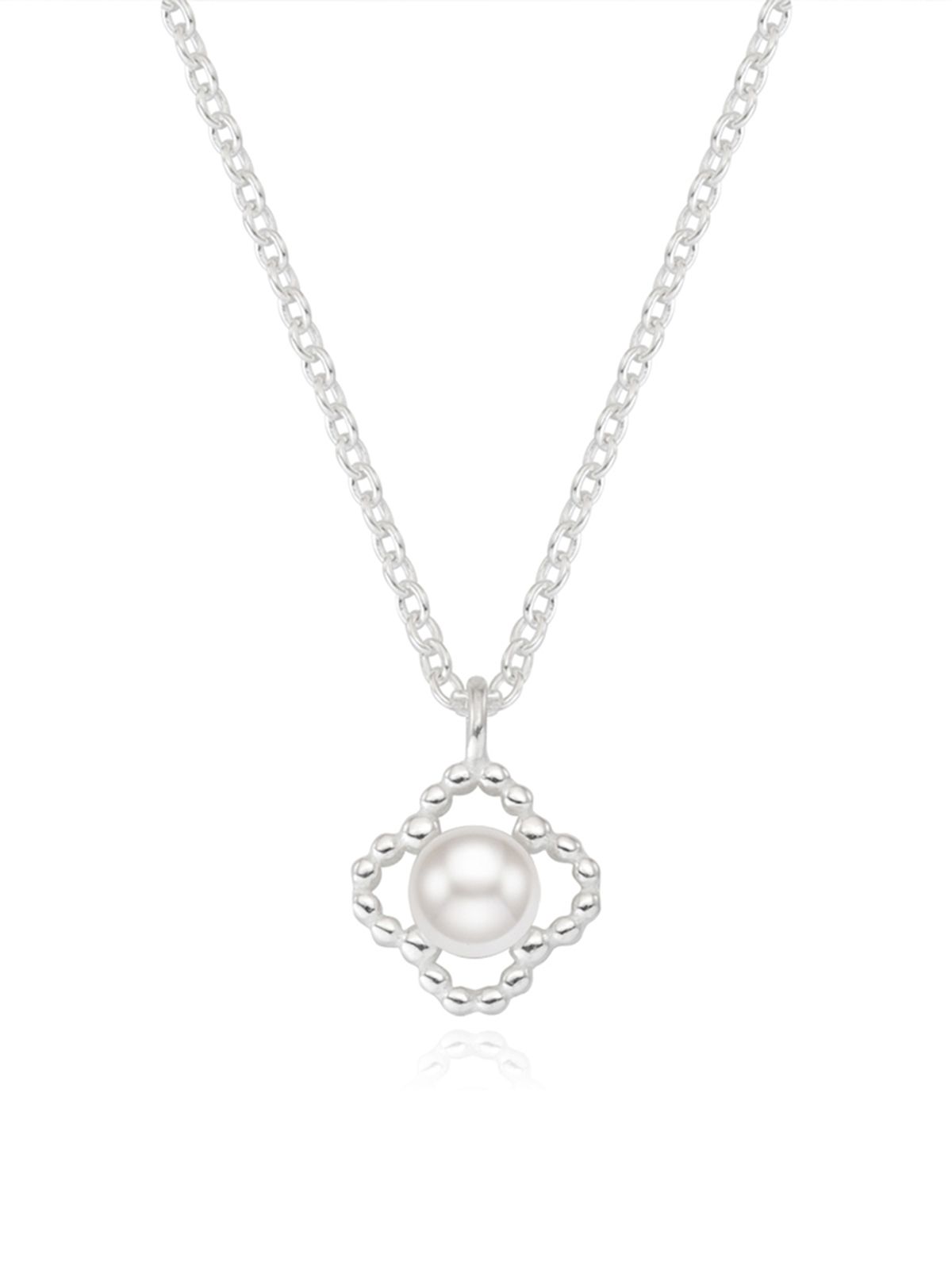 앵브록스(ENGBROX) [silver925] bloom pearl necklace