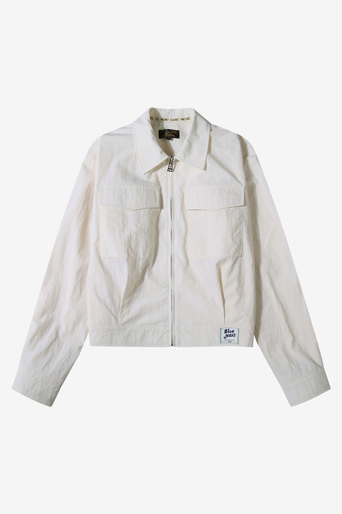 르몽생미셸(LE MONT ST MICHEL) Out Pocket Blouson Jumper_Ivory