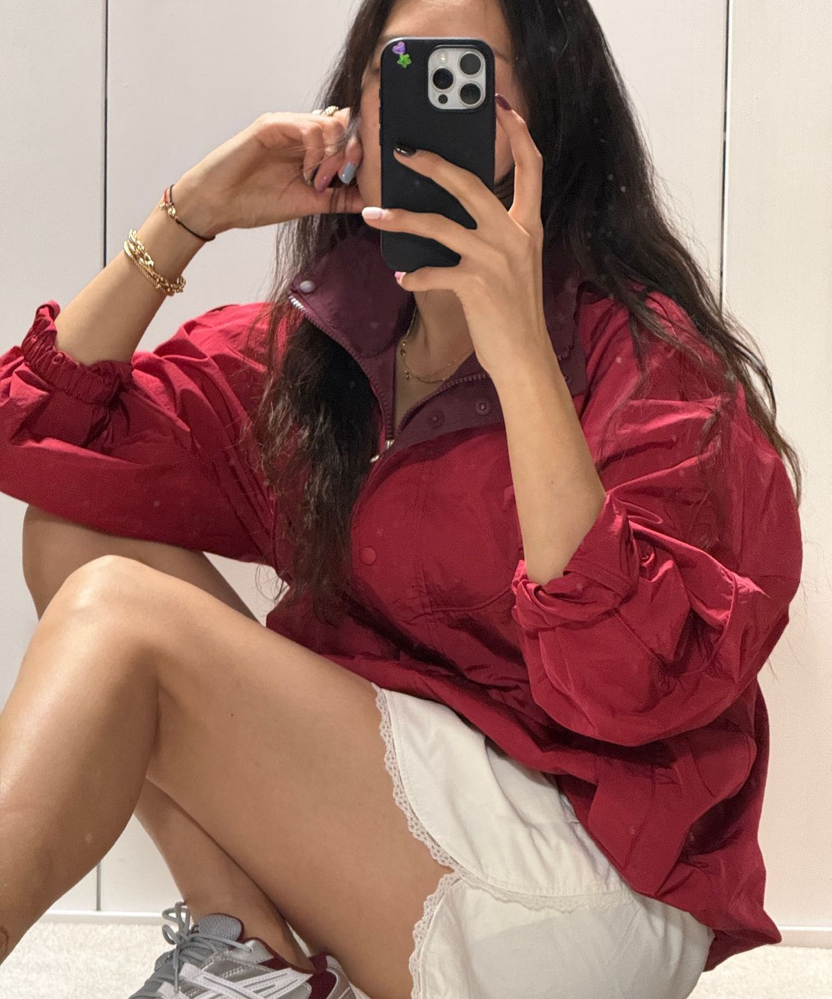 프리터(FRITUR) Cocoon Windbreaker Red_F261JP03