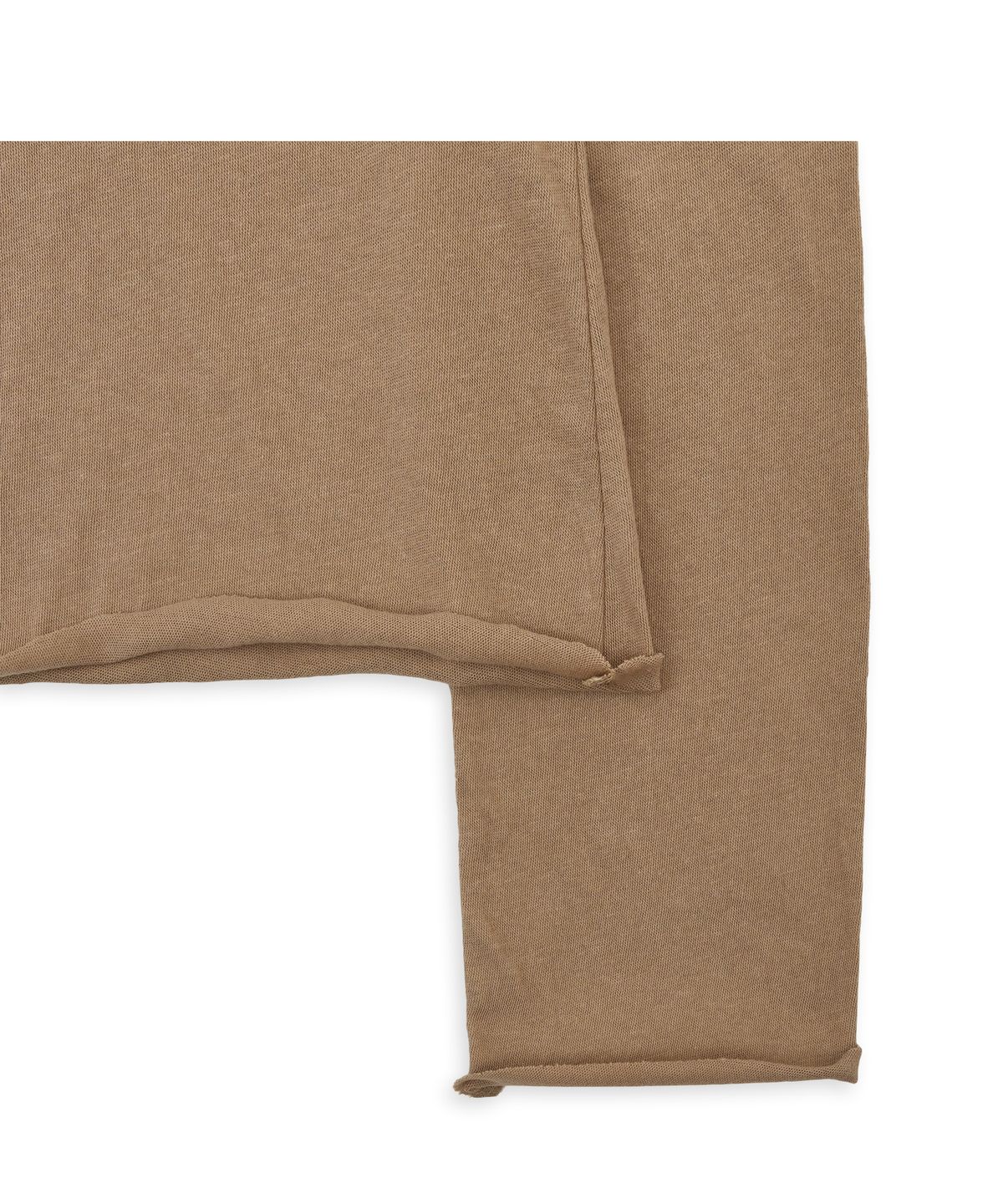 투위드(TUEWID) Tuewid gauze crop longsleeve t-shirts Toffee