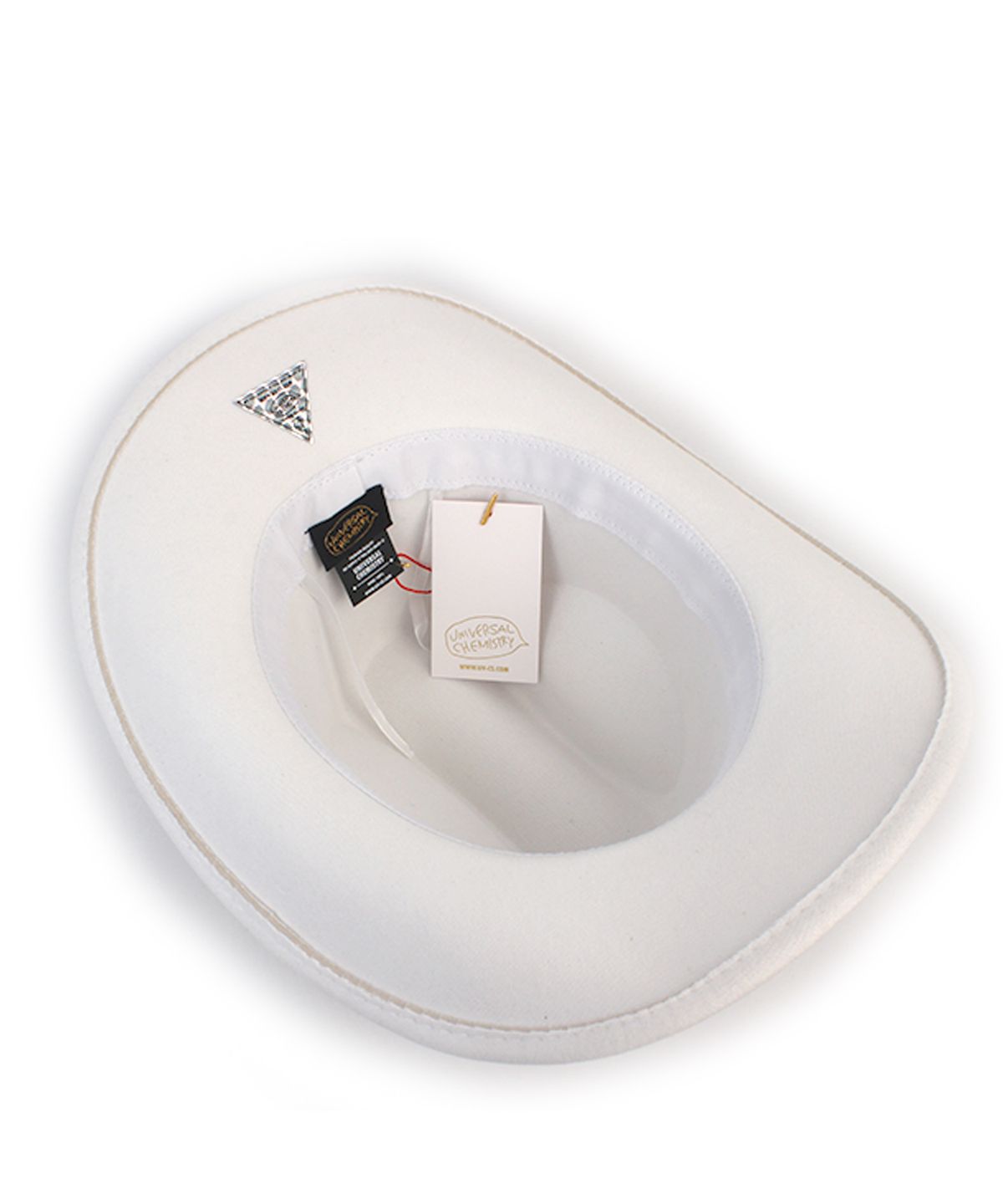 유니버셜 케미스트리(UNIVERSAL CHEMISTRY) Western Wool White Fedora 카우보이  페도라