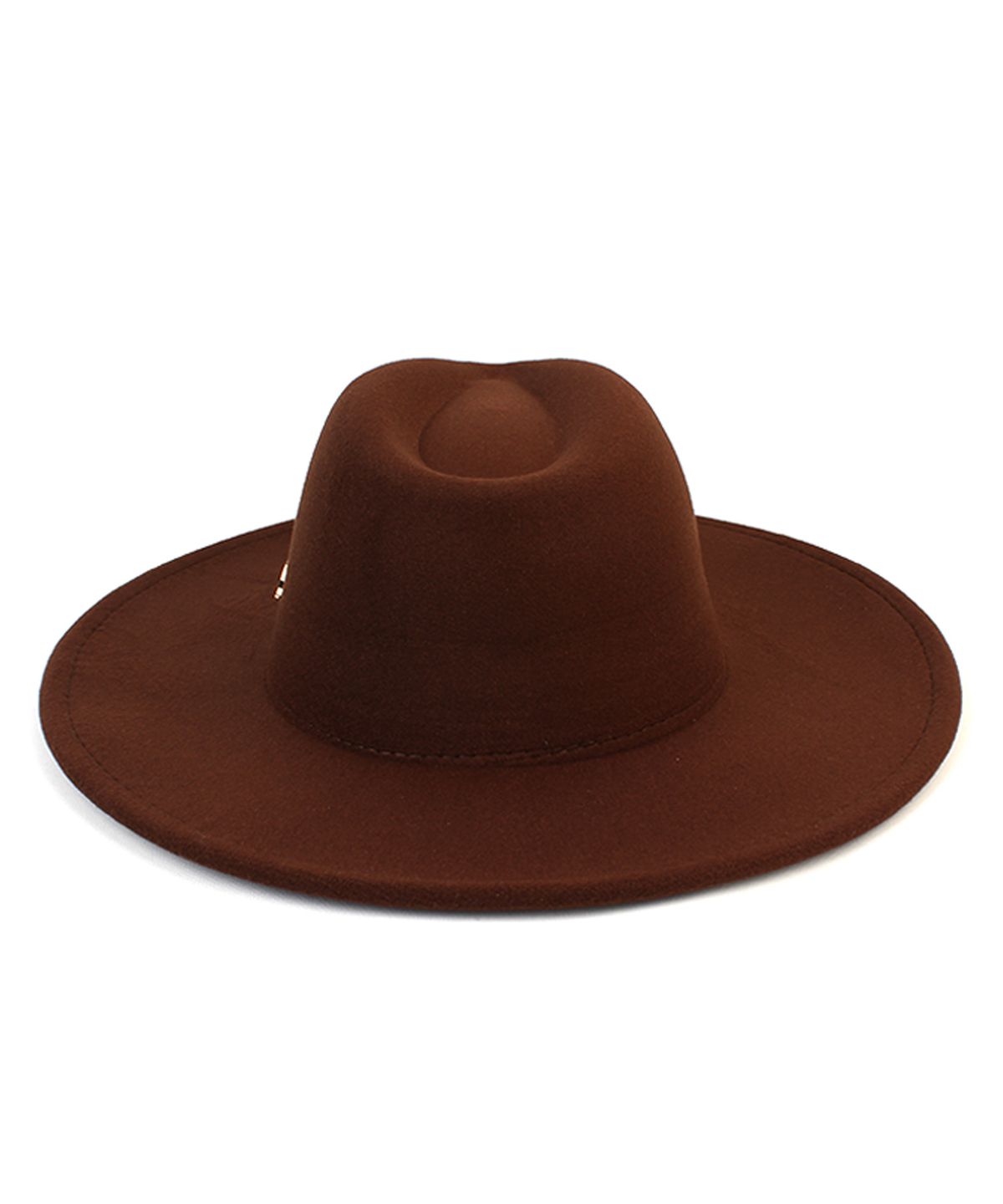 유니버셜 케미스트리(UNIVERSAL CHEMISTRY) Hard Wool Brown Fedora  페도라