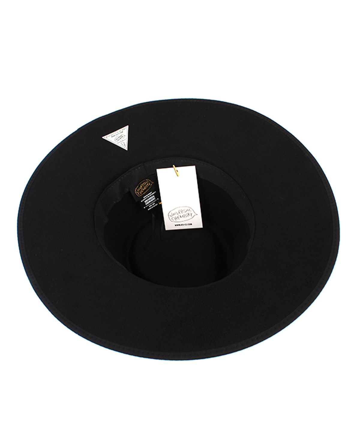유니버셜 케미스트리(UNIVERSAL CHEMISTRY) Ribbon Wool Black Edge Fedora  페도라