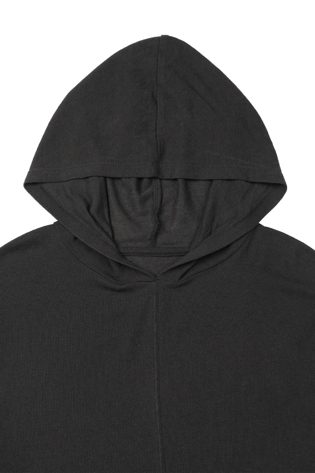 다이닛(DEINET) FAKE HOOD LONG SLEEVE IN CHARCOAL