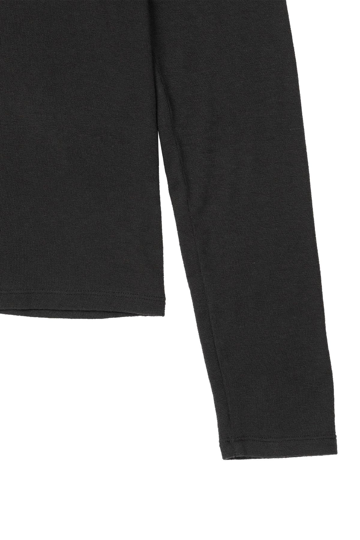 다이닛(DEINET) FAKE HOOD LONG SLEEVE IN CHARCOAL