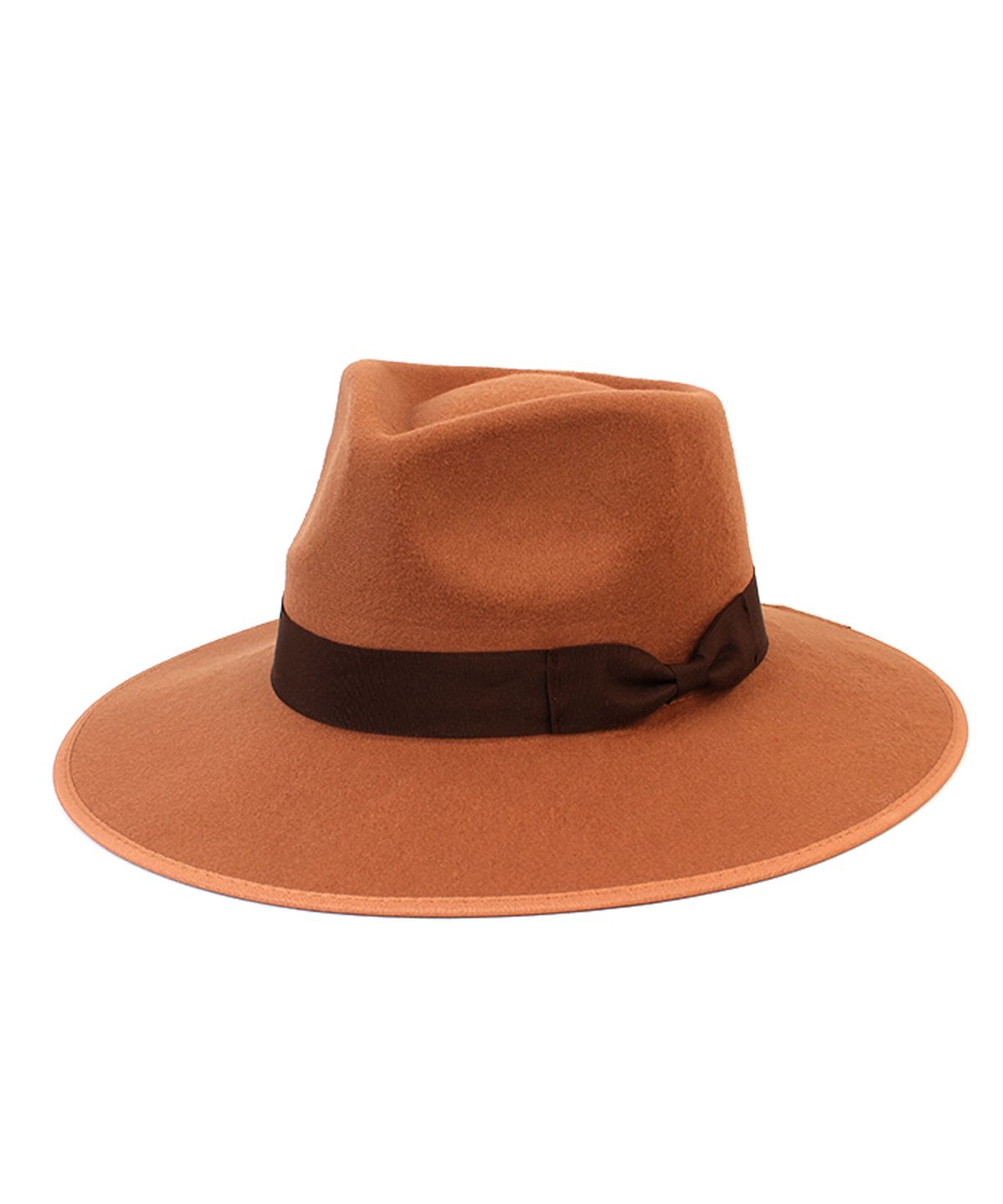 유니버셜 케미스트리(UNIVERSAL CHEMISTRY) Ribbon Wool Brown Edge Fedora  페도라
