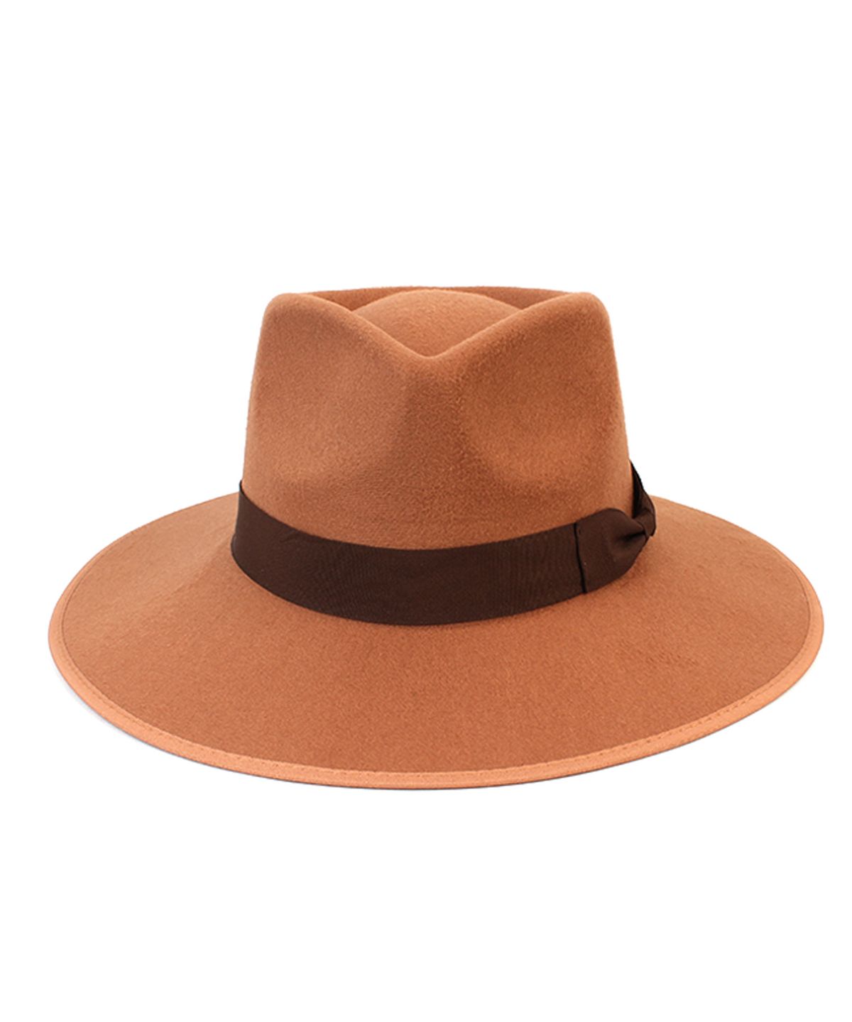 유니버셜 케미스트리(UNIVERSAL CHEMISTRY) Ribbon Wool Brown Edge Fedora  페도라