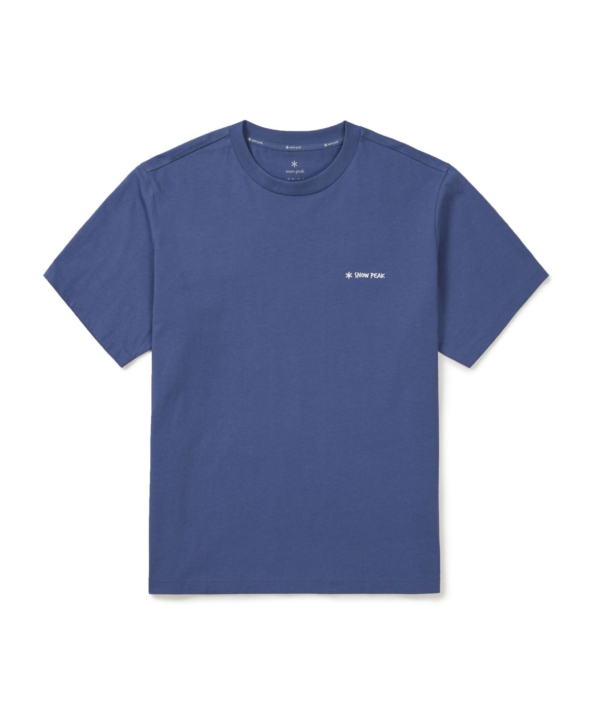 스노우피크 어패럴(SNOWPEAK APPAREL) 코튼 캠핑 용품 반팔 티셔츠 (S26MUFTS78) Blue