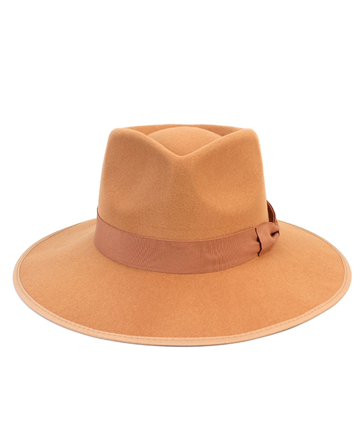 유니버셜 케미스트리(UNIVERSAL CHEMISTRY) Ribbon Wool Beige Edge Fedora  페도라