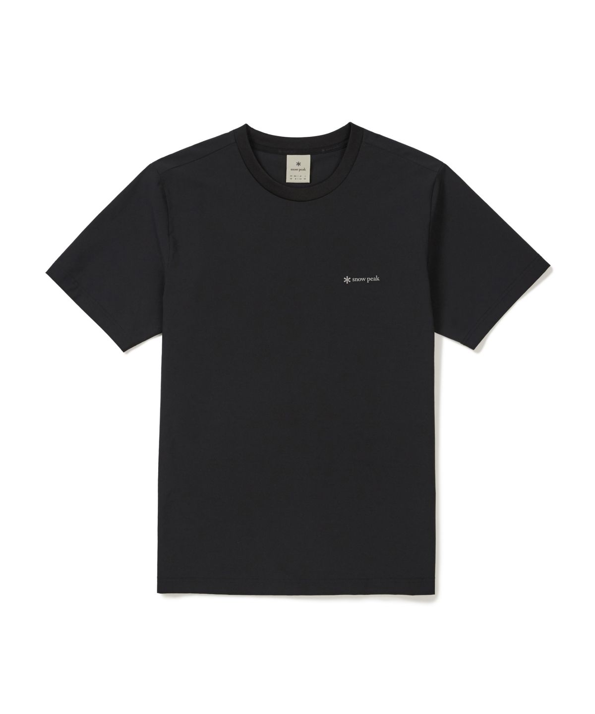 스노우피크 어패럴(SNOWPEAK APPAREL) 37.5 반팔 티셔츠 (S26MMTTS36) Black