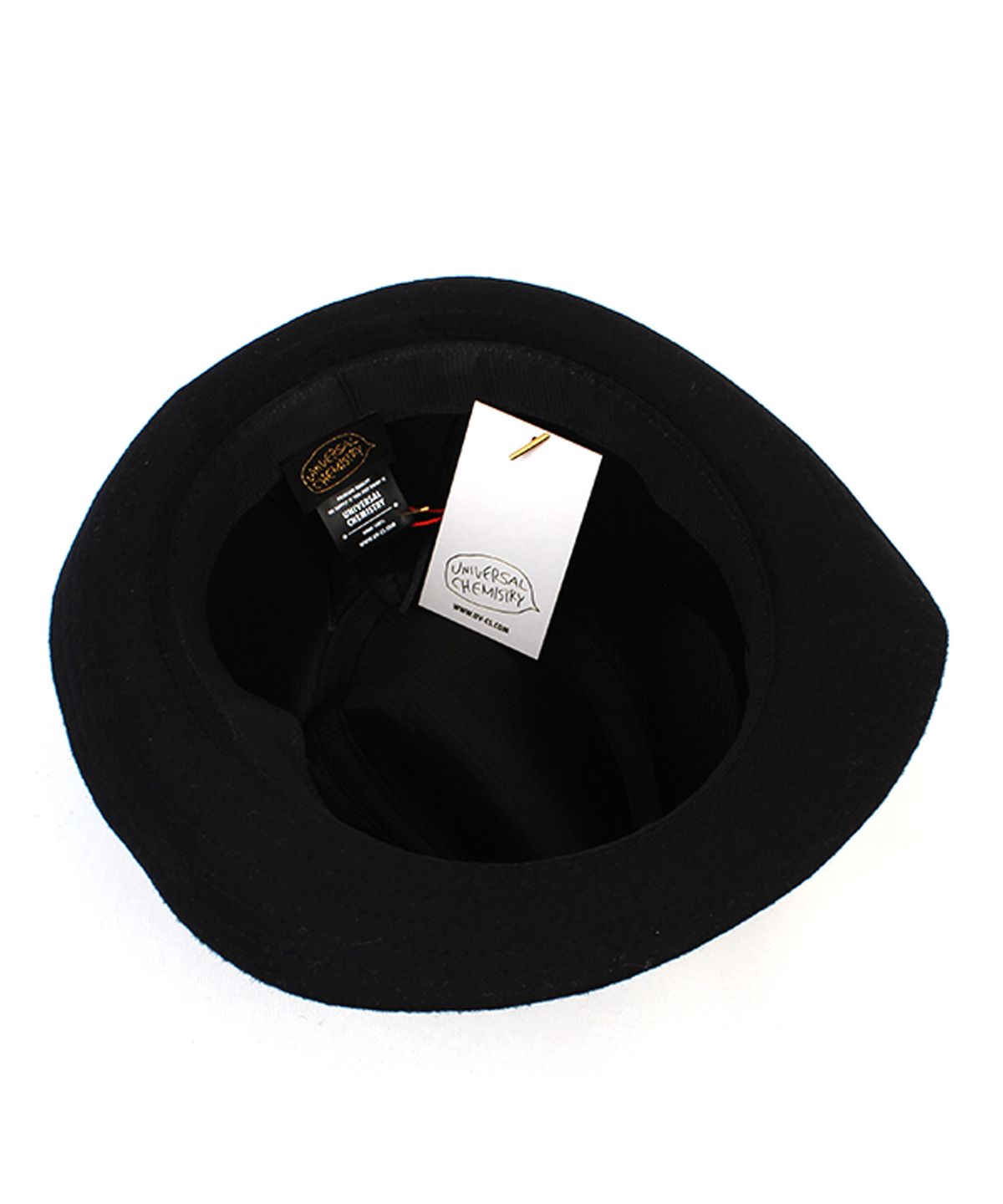 유니버셜 케미스트리(UNIVERSAL CHEMISTRY) BU All Black Wool Fedora  페도라